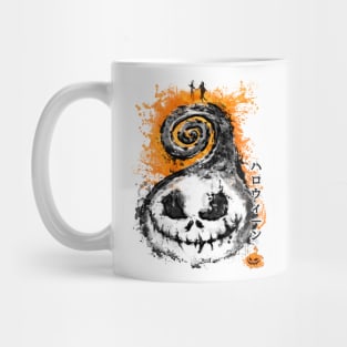 Halloween Sumi-e Mug